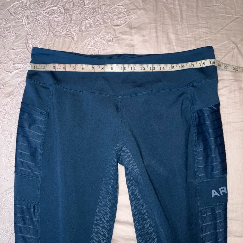 Ariat NWOT Blue Eos Moto Full Seat Tight - Picture 9 of 13